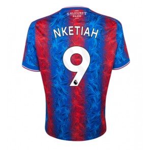 Billiga Crystal Palace Eddie Nketiah #9 Hemmatröja 2024-25 Kortärmad